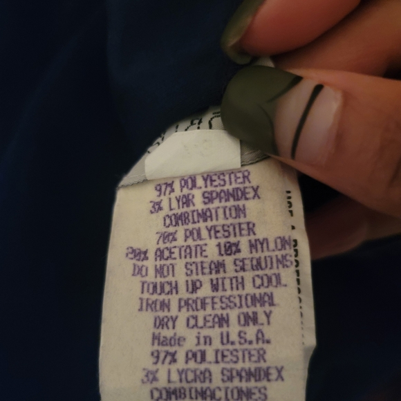 Navy blue dress - Picture 5 of 6